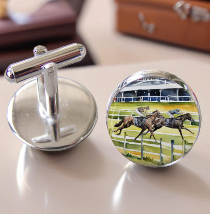 Horse Racing Cufflinks