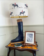 Load image into Gallery viewer, Antique Hunting Boot Table Lamp.