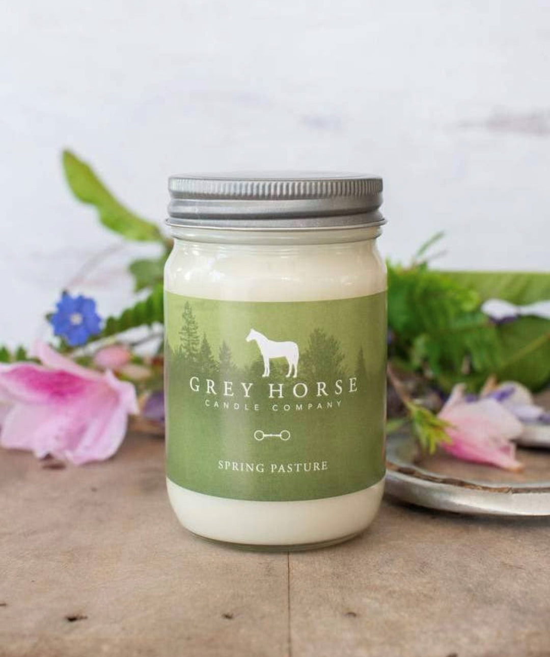 Mason Jar Spring Pasture Candle
