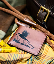 Load image into Gallery viewer, Brown Leather Pheasant Wallet