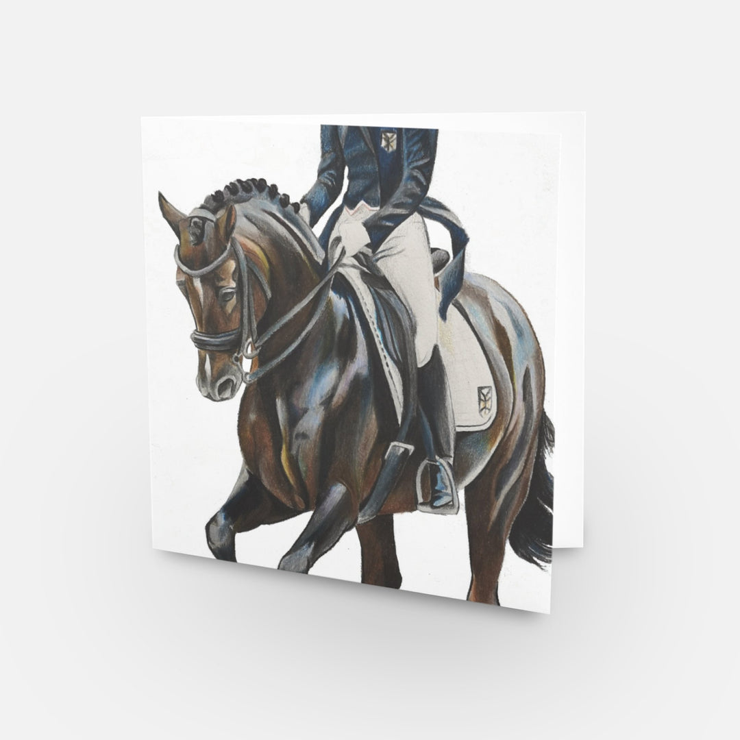 Dressage Greeting Card