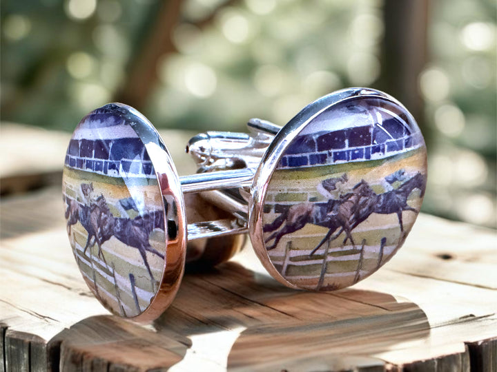 Horse Racing Cufflinks