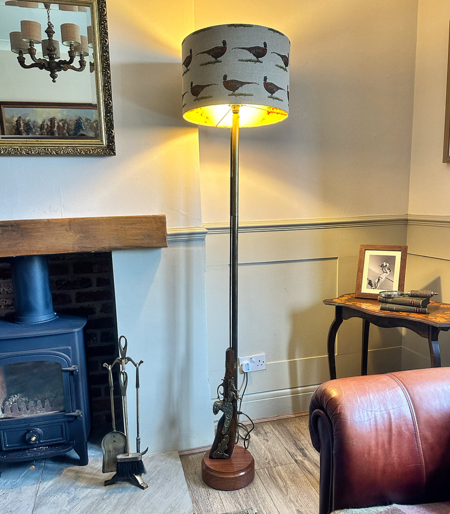 Musket Eagle Gun Floor Standing Lamp
