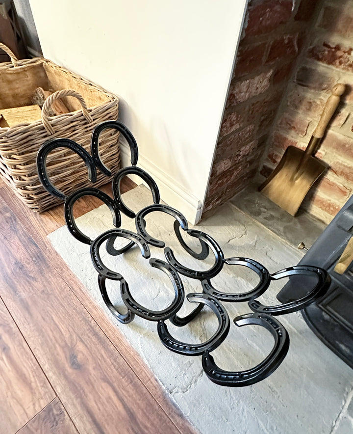 Horseshoe Log Holder