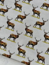 Load image into Gallery viewer, Royal Red Stag Fabric