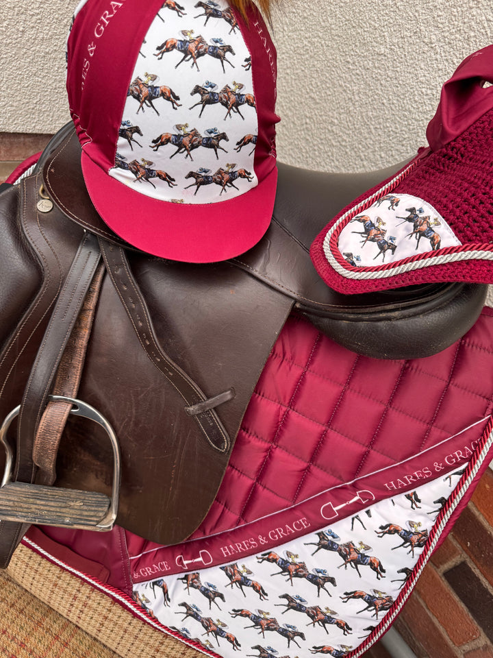 Horse Racing Design Saddle Pad