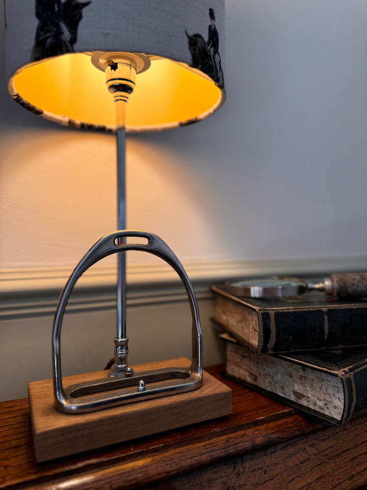 Horse Stirrup Dressage Table Lamp