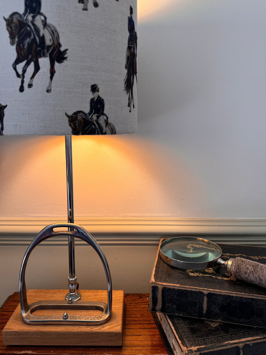 Horse Stirrup Dressage Table Lamp