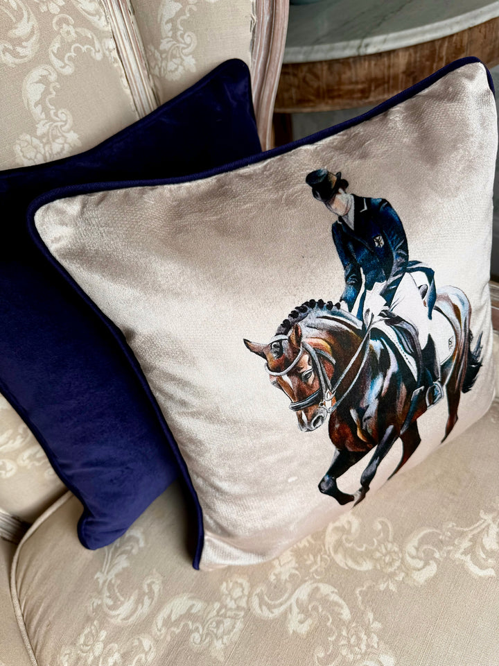 Velvet Dressage Cushion Cover