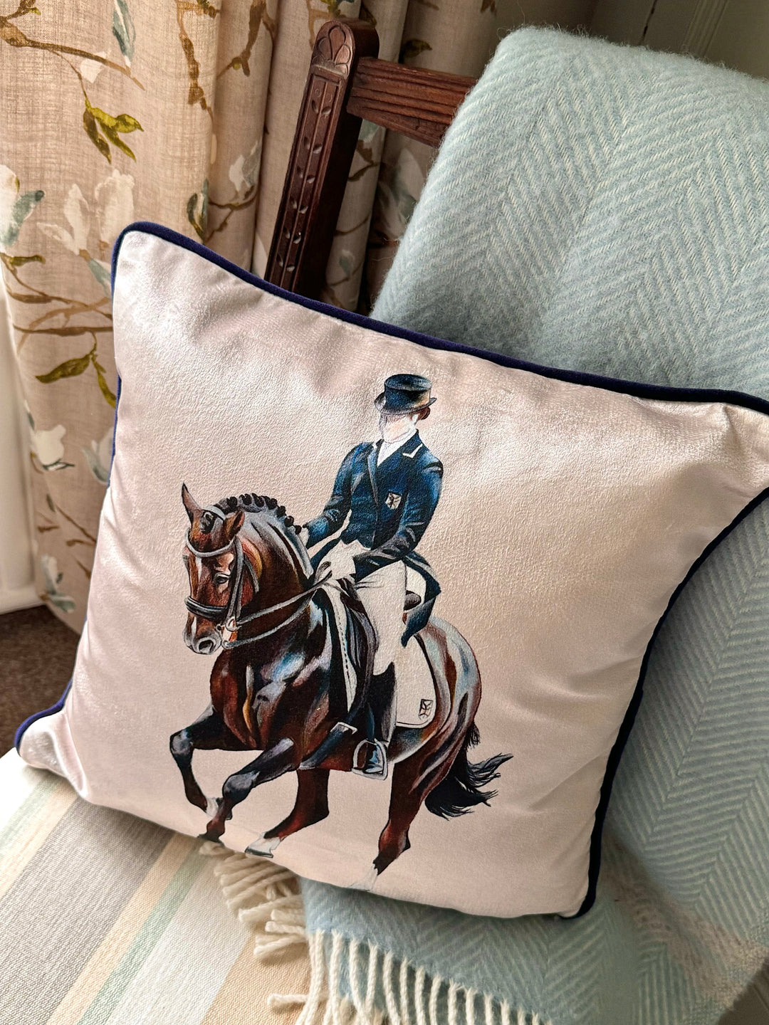 Velvet Dressage Cushion Cover