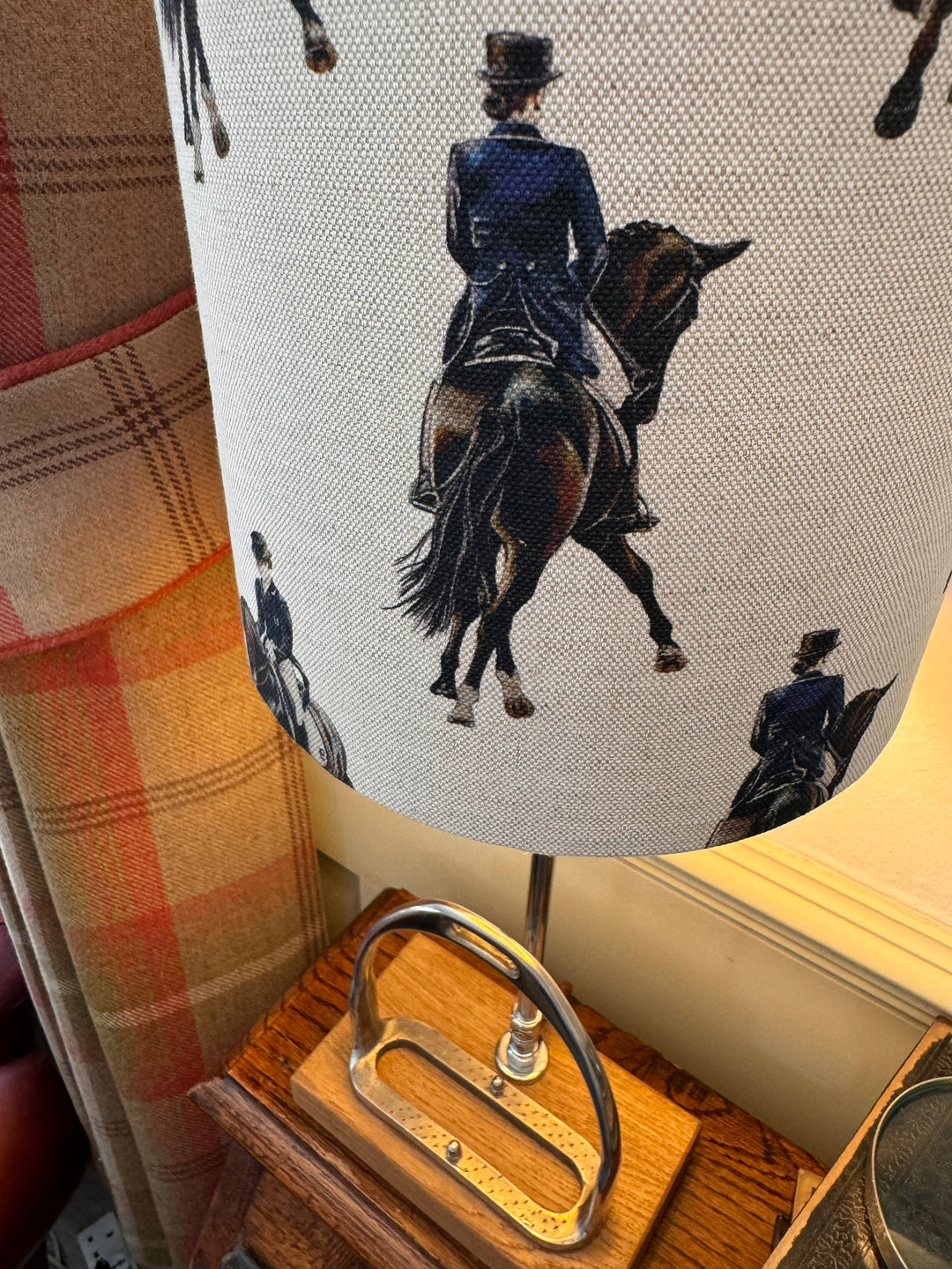 Horse Stirrup Dressage Table Lamp