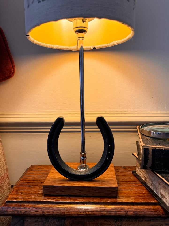 Horseshoe Hunt Master Table Lamp