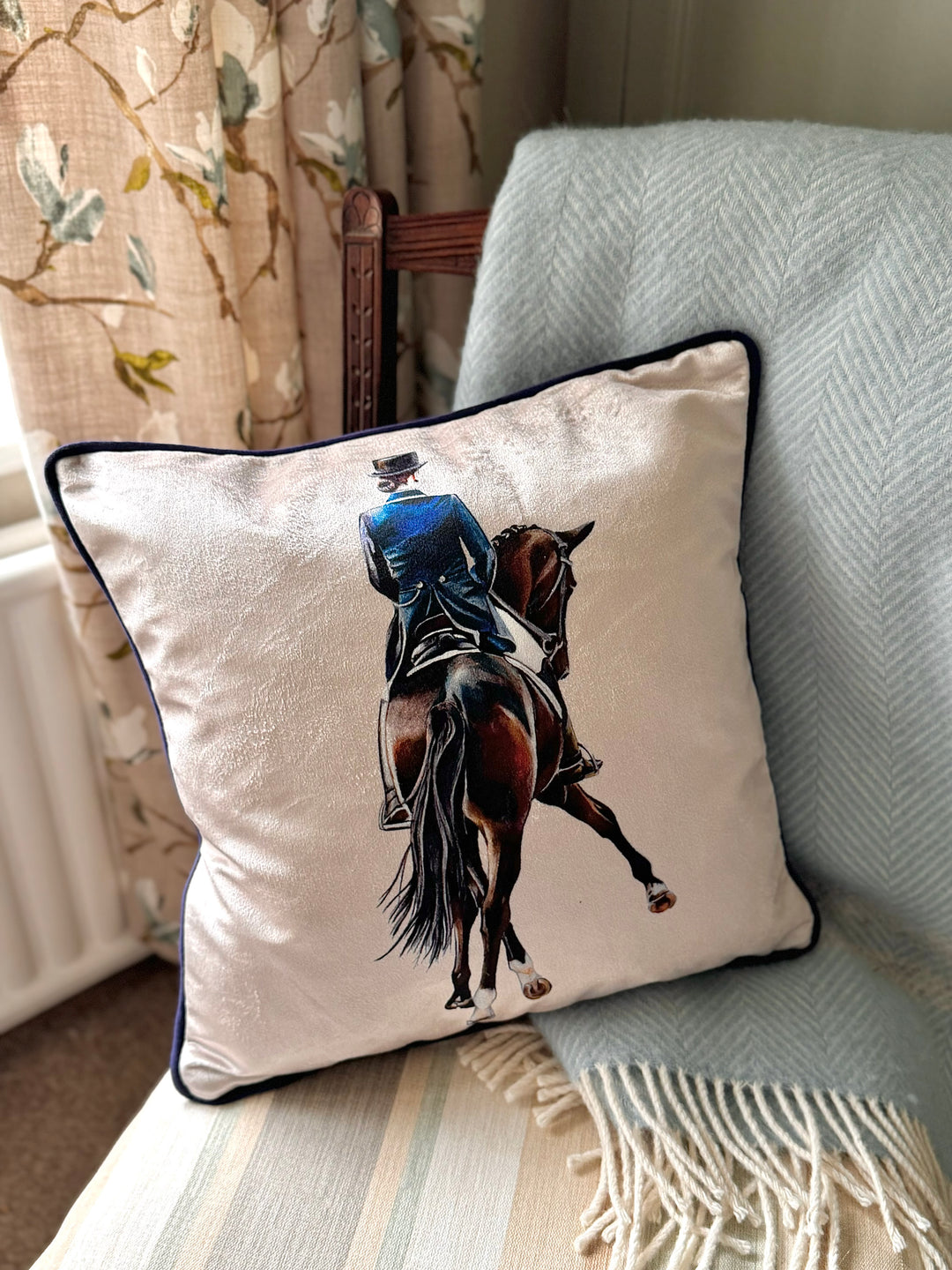 Velvet Dressage Cushion Cover