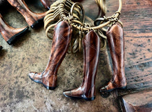 Load image into Gallery viewer, Handcrafted Riding Boot Keyring