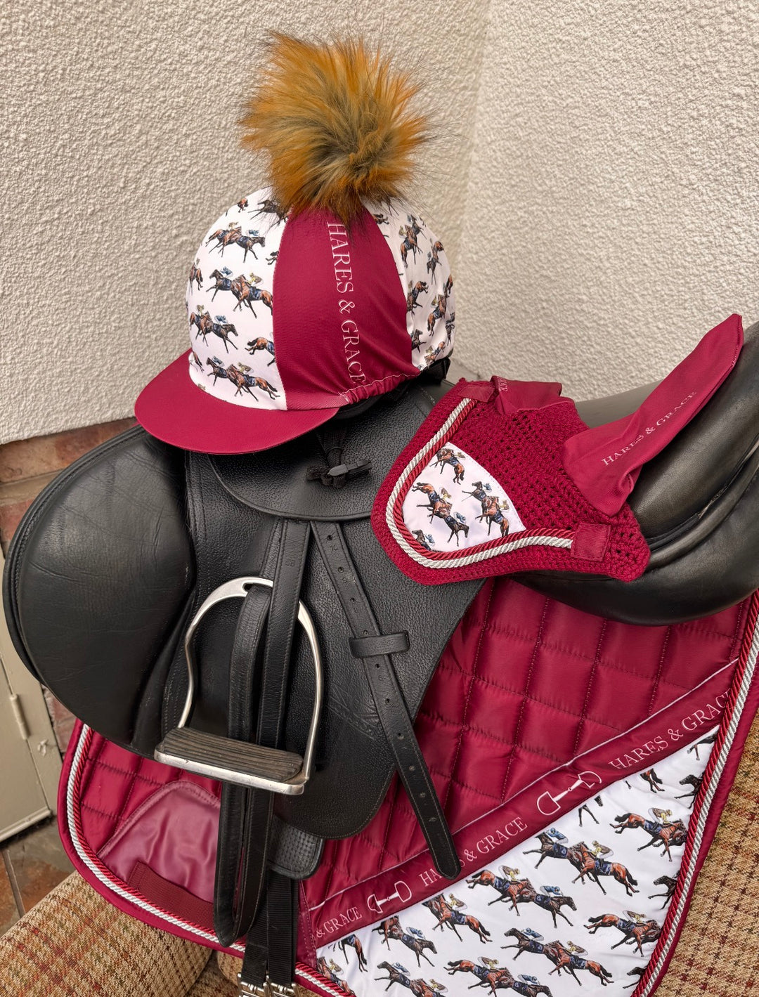 Horse Racing Design Fly Hood