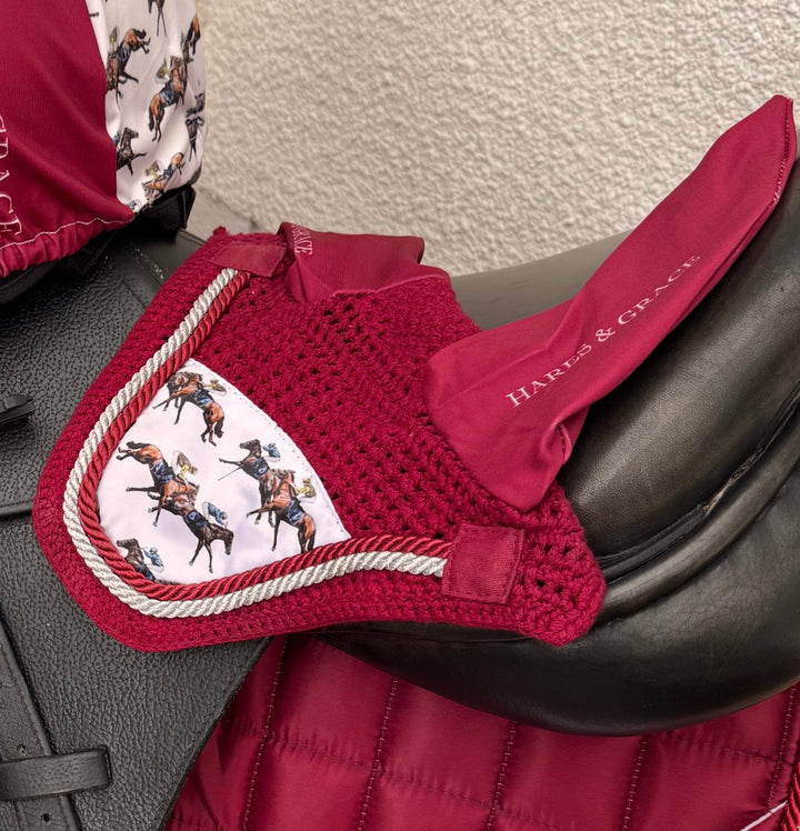 Horse Racing Design Fly Hood
