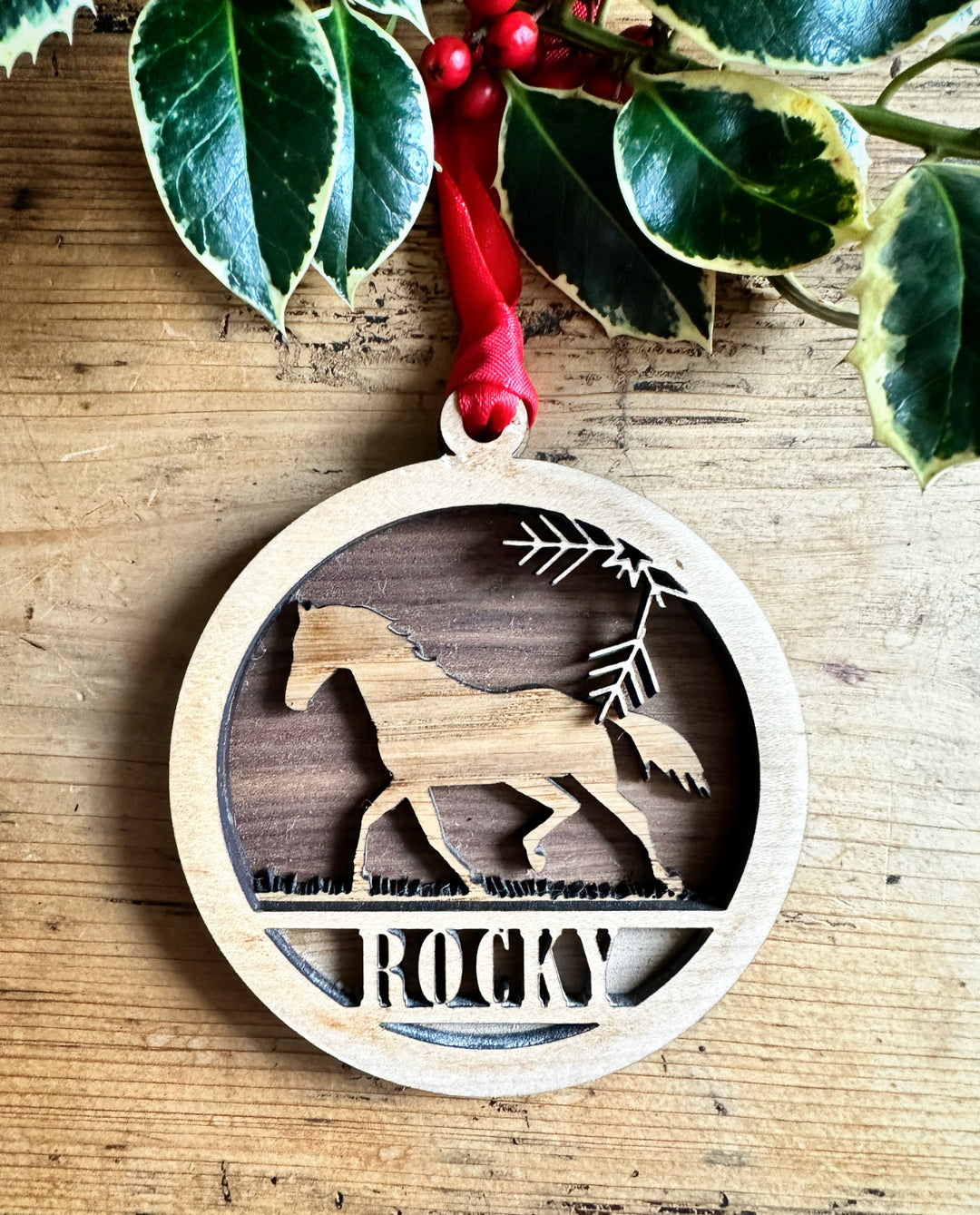 Personalised Horse Decoration