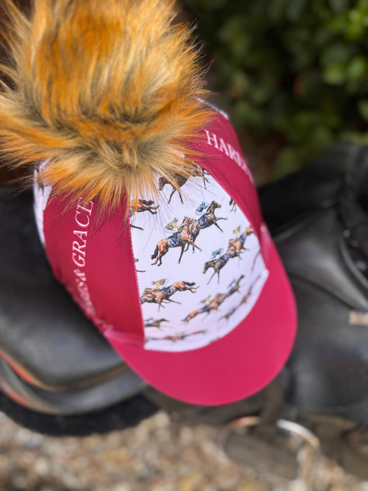 Horse Racing Riding Hat Cover