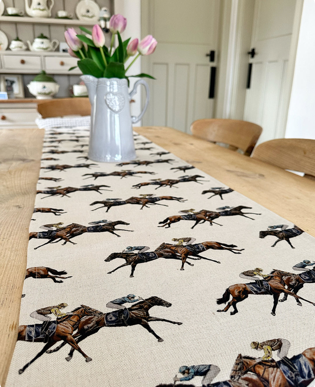 Horse Racing Table Runner