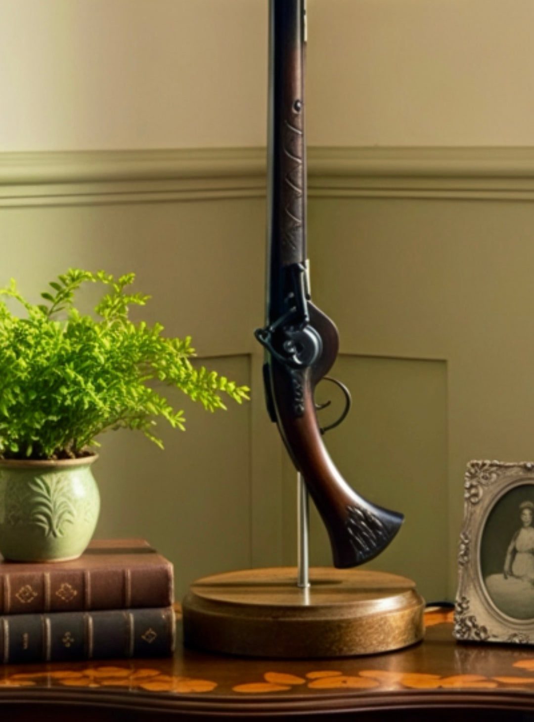Vintage Gun Lamp