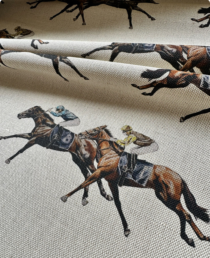 Horse Racing Fabric