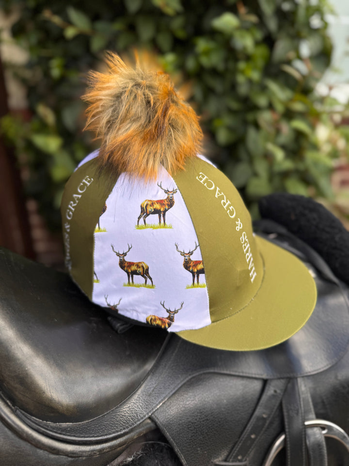 Stag Riding Hat Cover
