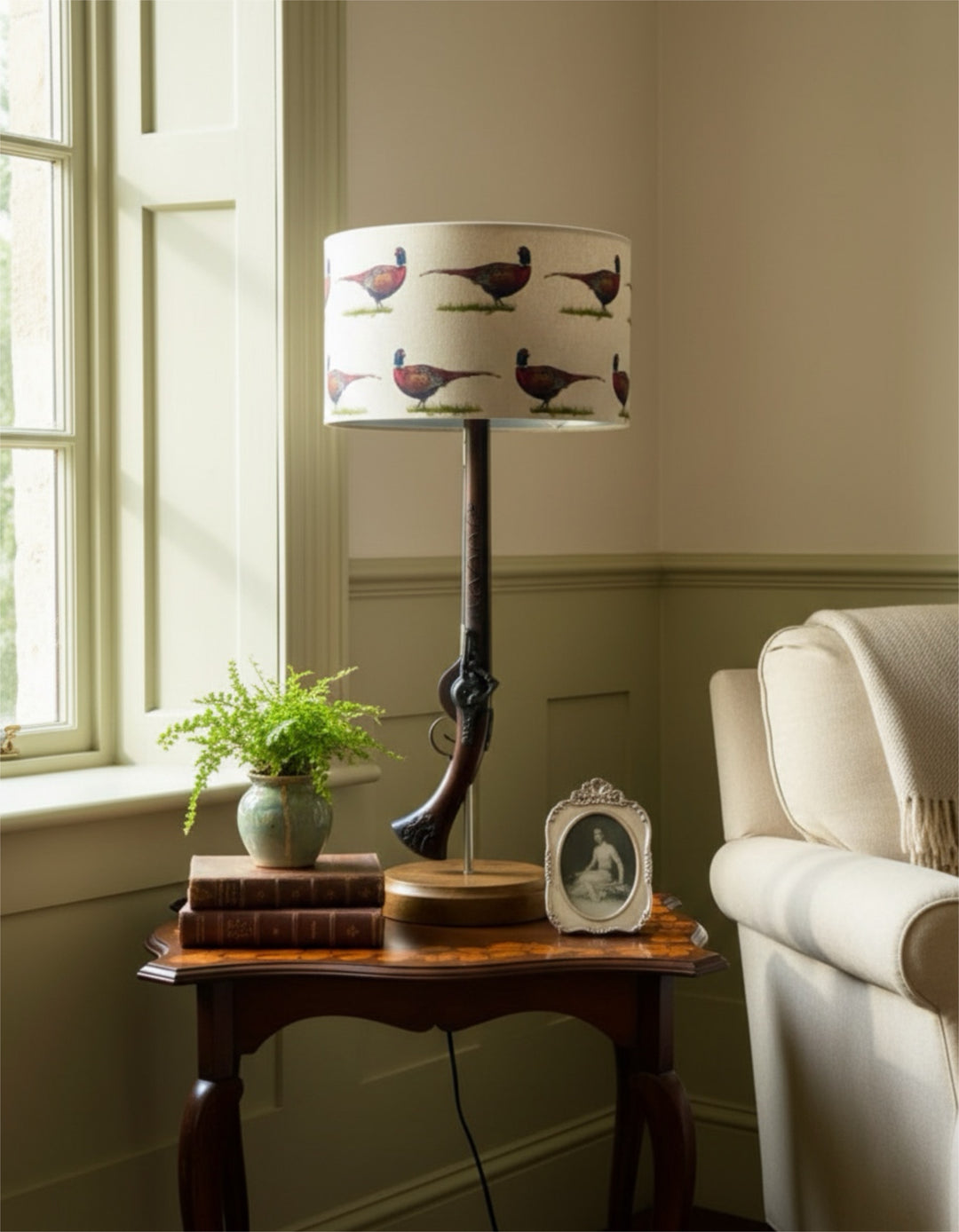 Vintage Gun Lamp