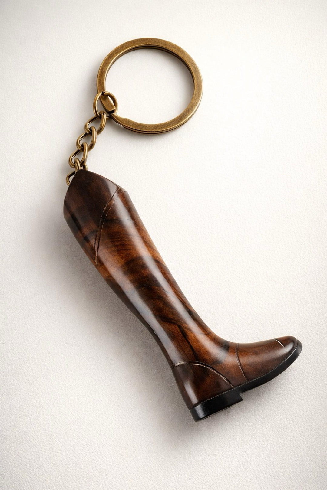 Handcrafted Riding Boot Keyring