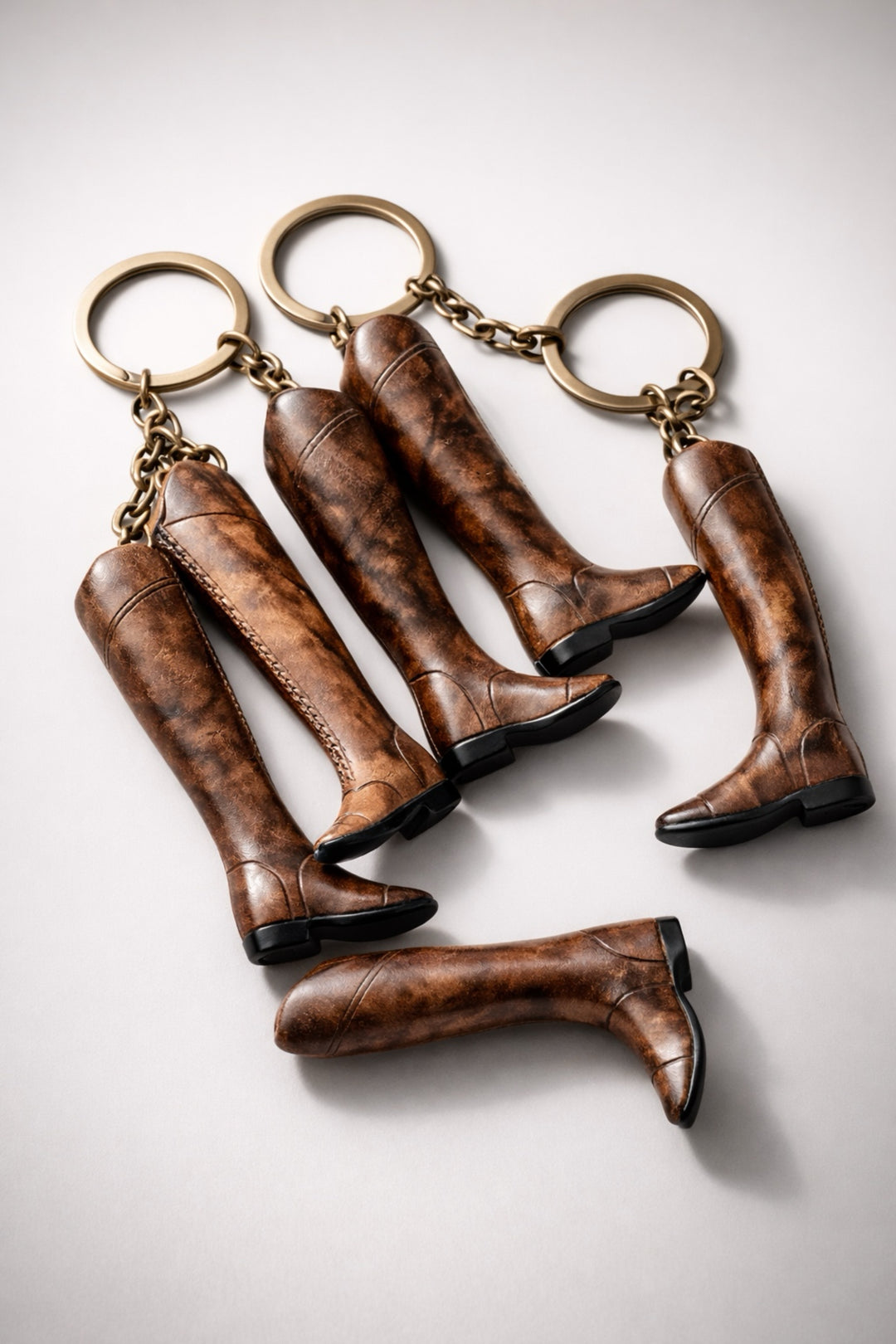 Handcrafted Riding Boot Keyring