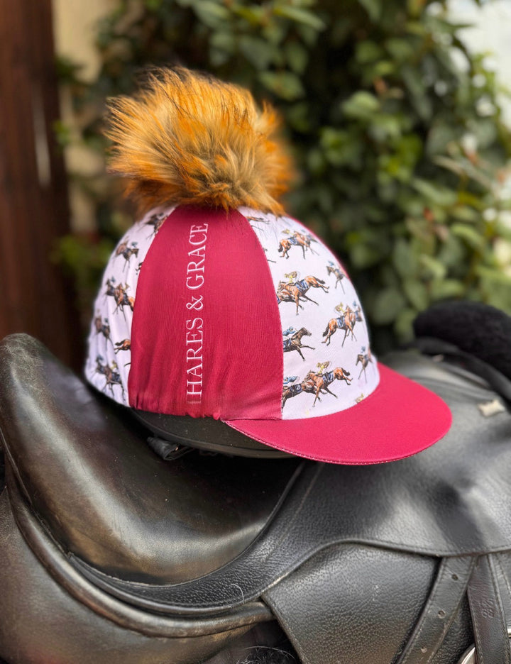 Horse Racing Riding Hat Cover