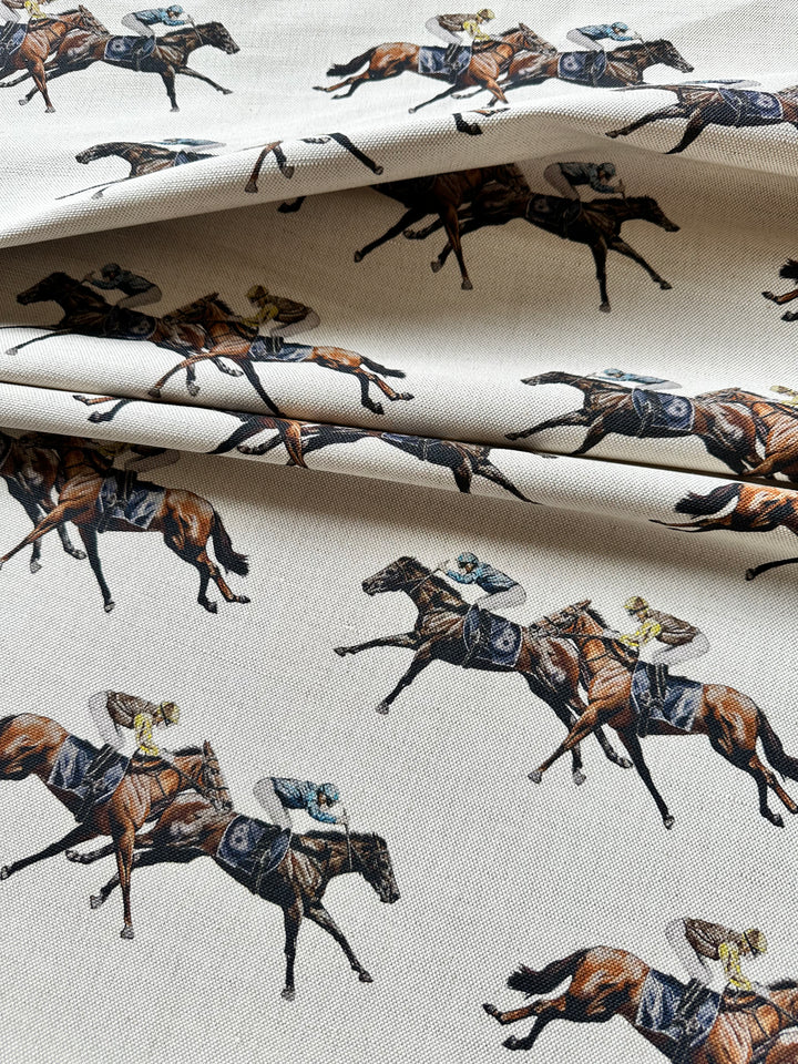 Horse Racing Fabric