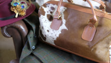 Load image into Gallery viewer, The Graceford Tan Cowhide Weekend Bag