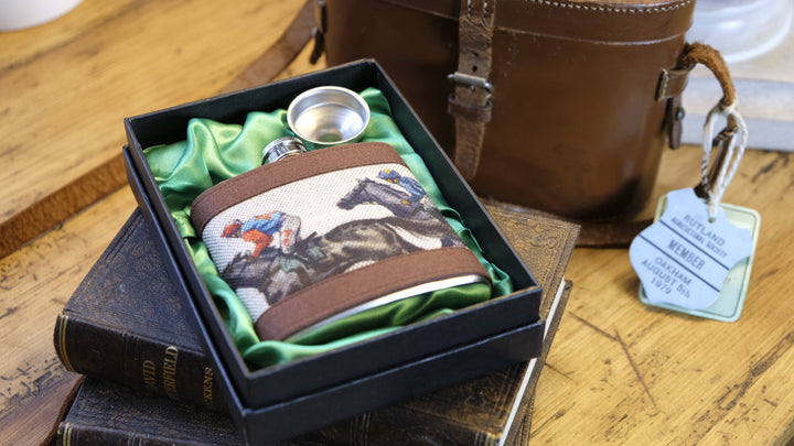 Horse Racing Hip Flask