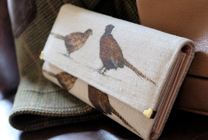 Gamebird Leather Handmade Purse