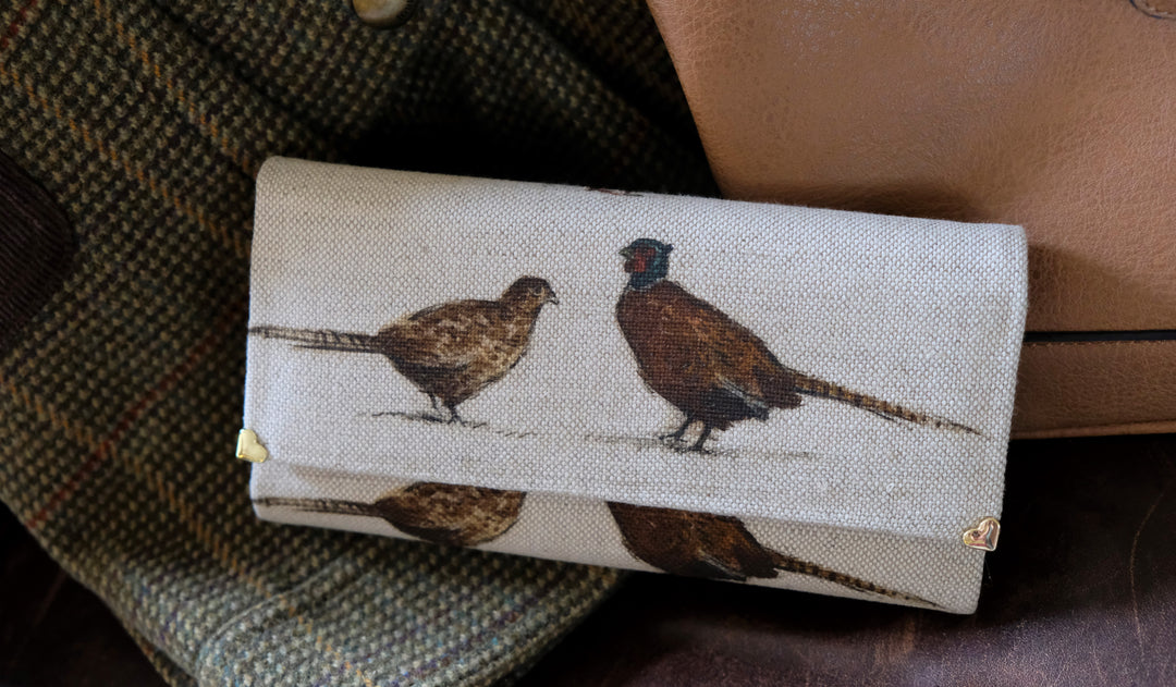 Gamebird Leather Handmade Purse