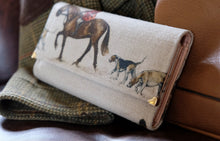 Load image into Gallery viewer, Master of Hounds Leather Handmade Purse