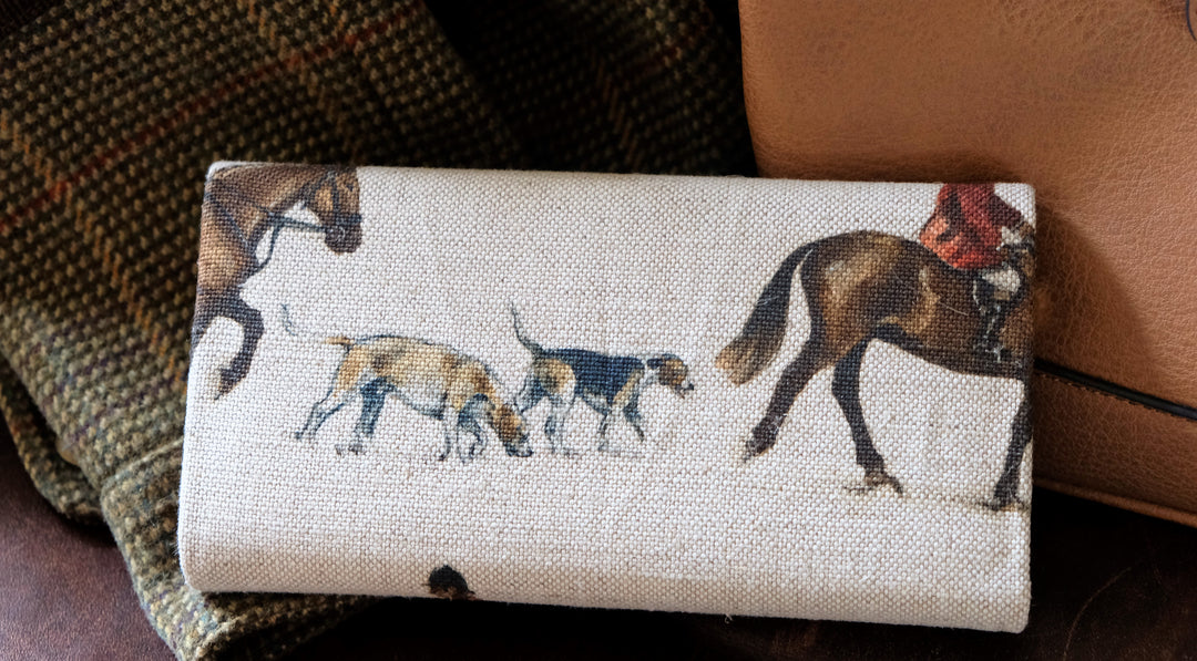 Master of Hounds Leather Handmade Purse