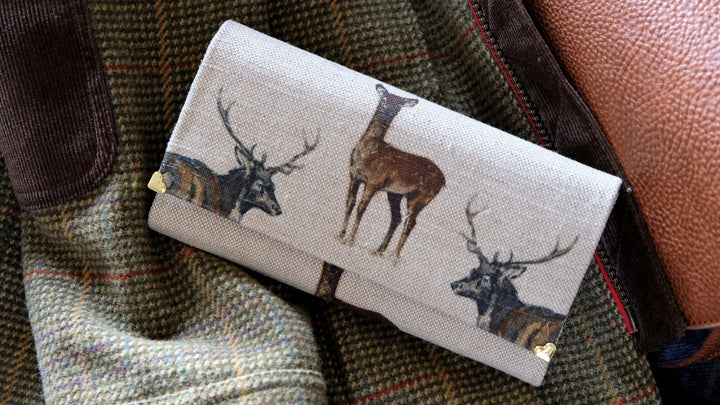 Stag Leather Handmade Purse