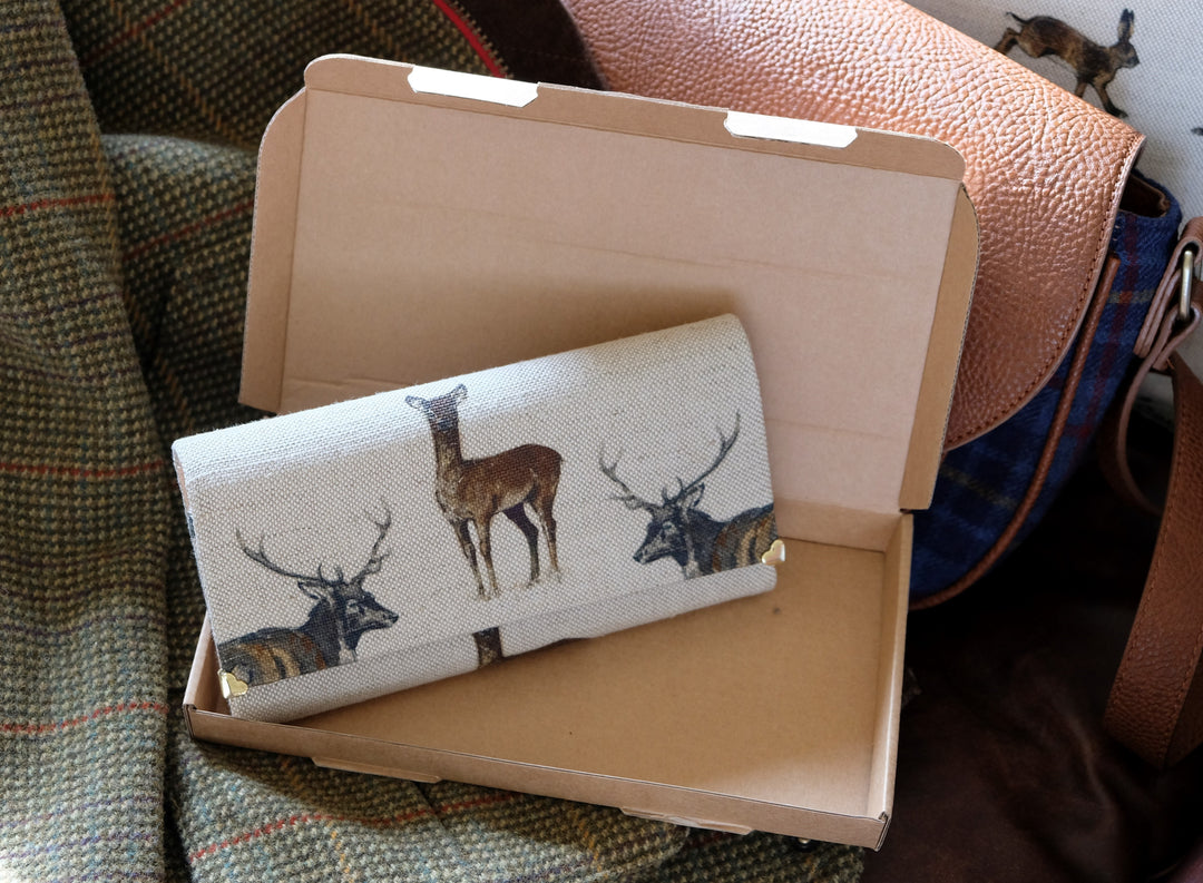 Stag Leather Handmade Purse