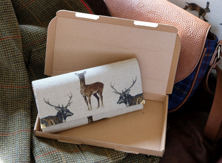 Stag Leather Handmade Purse
