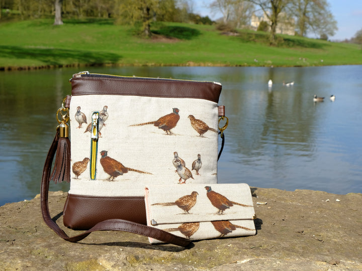 Gamebird Leather Handmade Purse