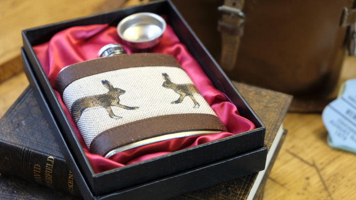 Hare Hip Flask.