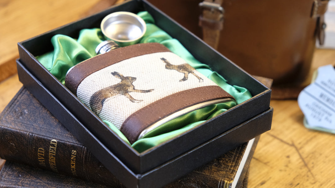 Hare Hip Flask.