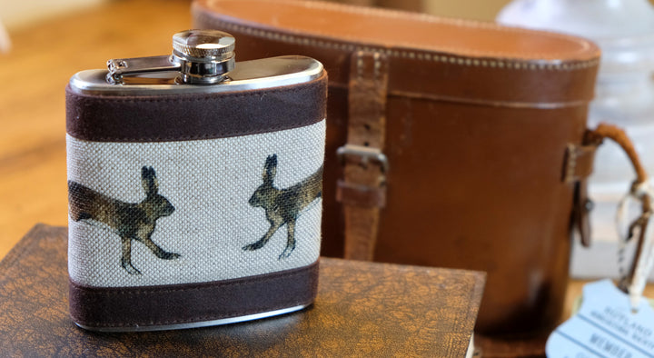 Hare Hip Flask.