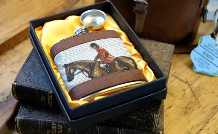 Master of Hounds Hip Flask