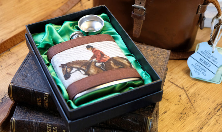 Master of Hounds Hip Flask