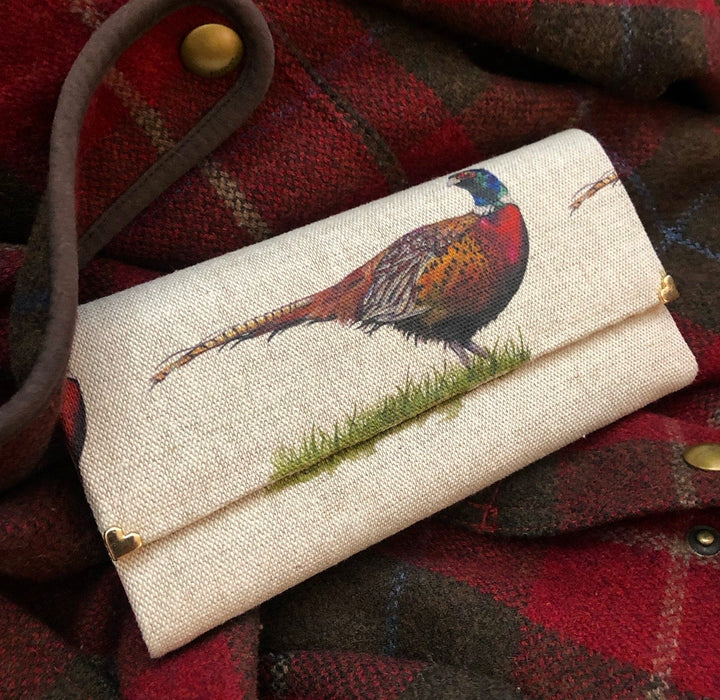 Pheasant Leather Handmade Purse