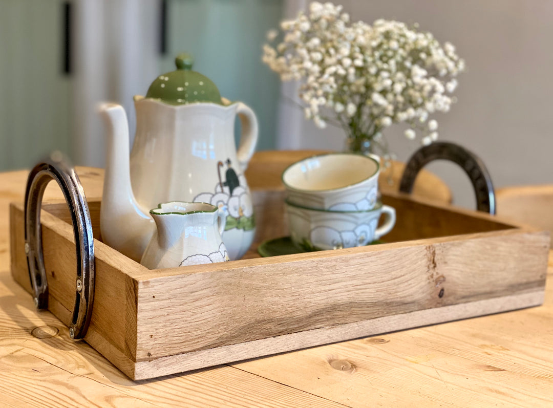 Horseshoe Oak Tray