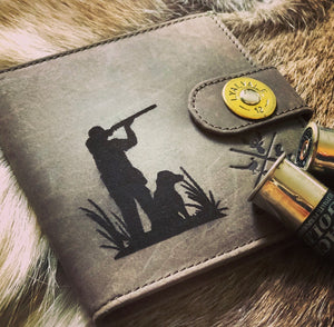 Leather Shooting Single License Wallet