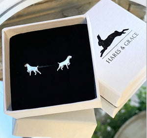 Gift Combo Silver Dog Earrings